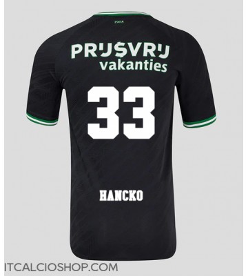 Feyenoord David Hancko #33 Seconda Maglia 2024-25 Manica Corta